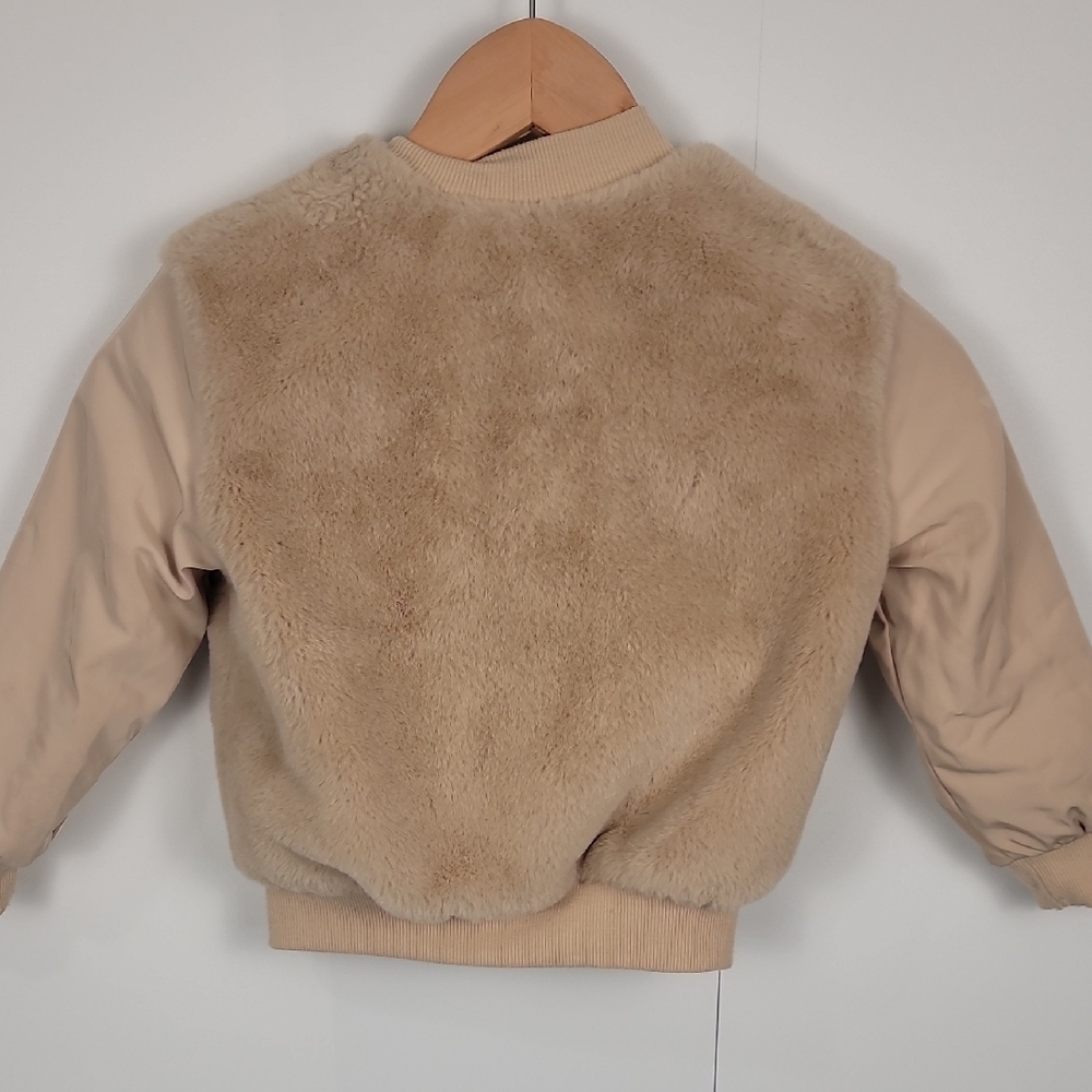 Epic Threads Cozy Tan Faux Fur Kids Jacket - Picture 6 of 6